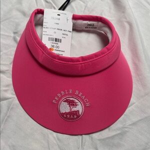 Pebble Beach Vibrant Pink Sun Visor